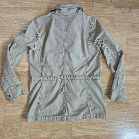 Madewell Womens Fleet Passage Utility Cargo Jacket XS Khaki Military Gorpcore - Picture 6 of 11